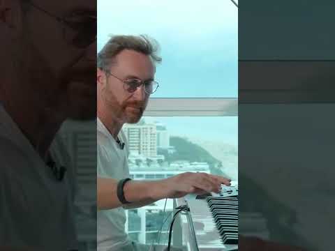 Making a remix, with David Guetta.