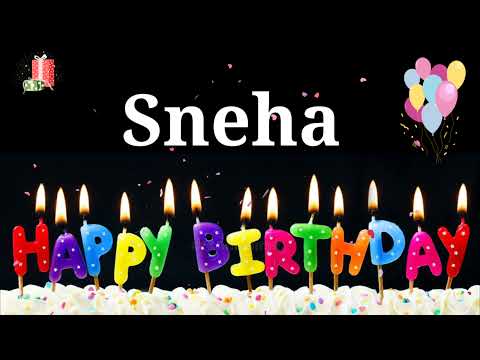 HAPPY BIRTHDAY SNEHA || Happy Birthday Sneha Whatsapp Status || Happy Birthday Sneha Ji