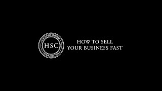 How to Sell Your Business Fast