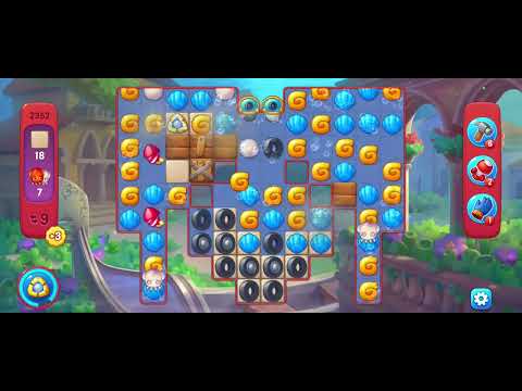 Fishdom gameplay level 2352