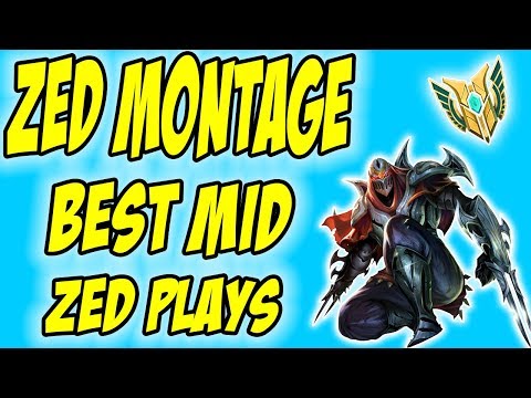 Face of Shadows - ZED MONTAGE - Best Mid Zed Plays ( League of Legends ) #1