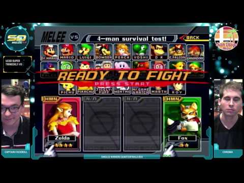 UCSD STW #3 - IX | Captain Faceroll vs. SSBM-T | Chroma - Singles Top 48 WR3 - SSBM