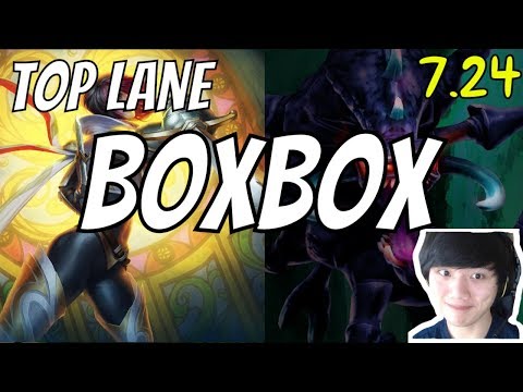 BOXBOX Fiora Vs Cho'gath Top Stream Gameplay Season 8