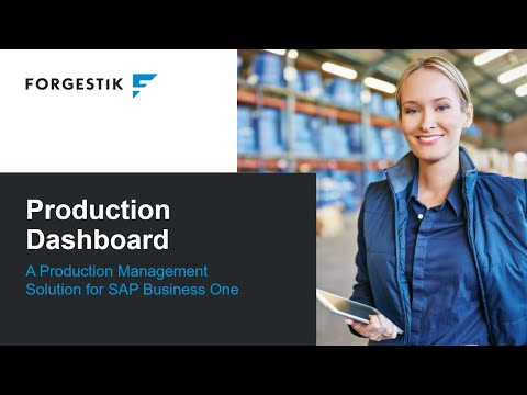 Production Dashboard for SAP Business One