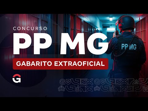 Concurso Polícia Penal MG: Gabarito Extraoficial