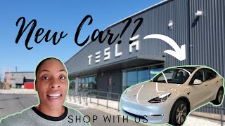 a trip to Tesla, shopping for Jersey | Dee's Vlogs