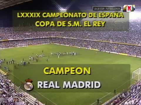 Real M - Real Zaragoza. Copa del Rey-1992/93. Final (2-0)