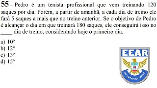 EEAr 2022 Matemática, EEAr, Definição de PA