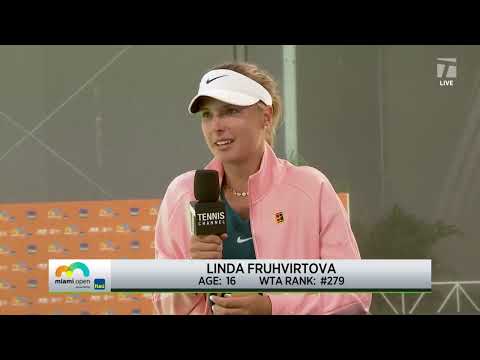 Linda Fruhvirtova: 2022 Miami Third Round Win Interview