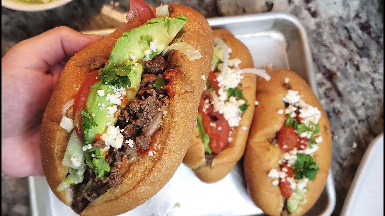 LONCHES Ground Beef Tortas Recipe Mexican Style Sandwiches Recipe
