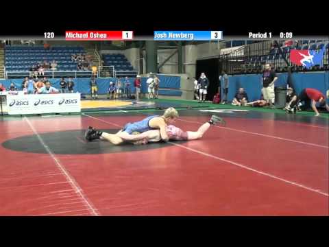 Fargo 2012 120 Round 1: Michael Oshea (Florida) vs. Josh Newberg (Washington)