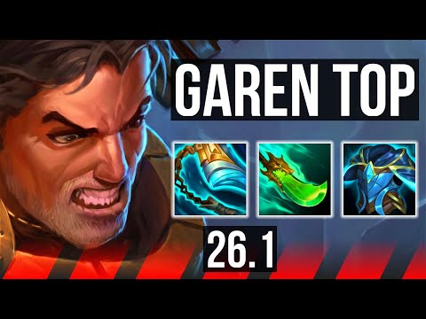 GAREN vs DARIUS (TOP) | 47K damage | EUW Master | 26.1