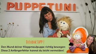 Vermeide diese 2 Anfängerfehler bei den Mundbewegungen von Therapiepuppen!