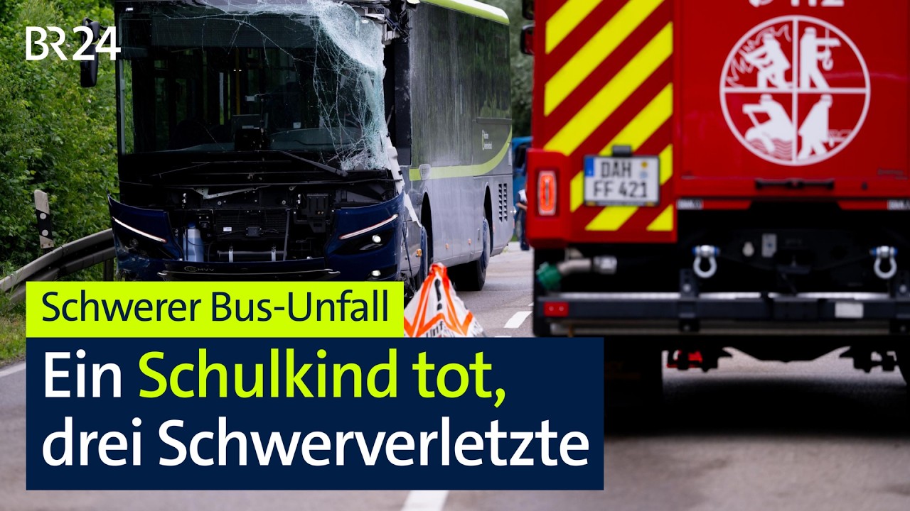 Schwerer Bus-Unfall in Oberbayern: Polizei informiert, was bislang bekannt ist | BR24