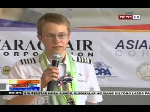 NTG: Amerikanong nais maging pinakabatang nakaikot sa buong mundo, dumaan sa PHL