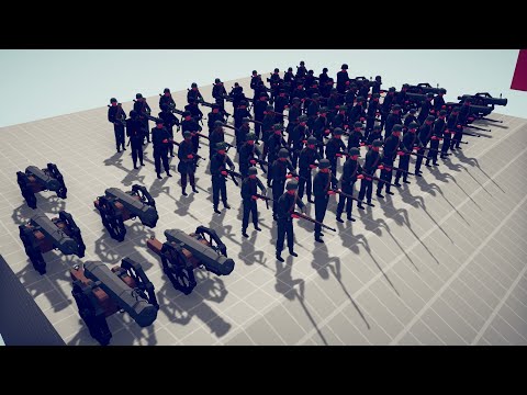 GERMAN ARMY vs RUSSIAN ARMY | Totally Accurate Battle Simulator - TABS