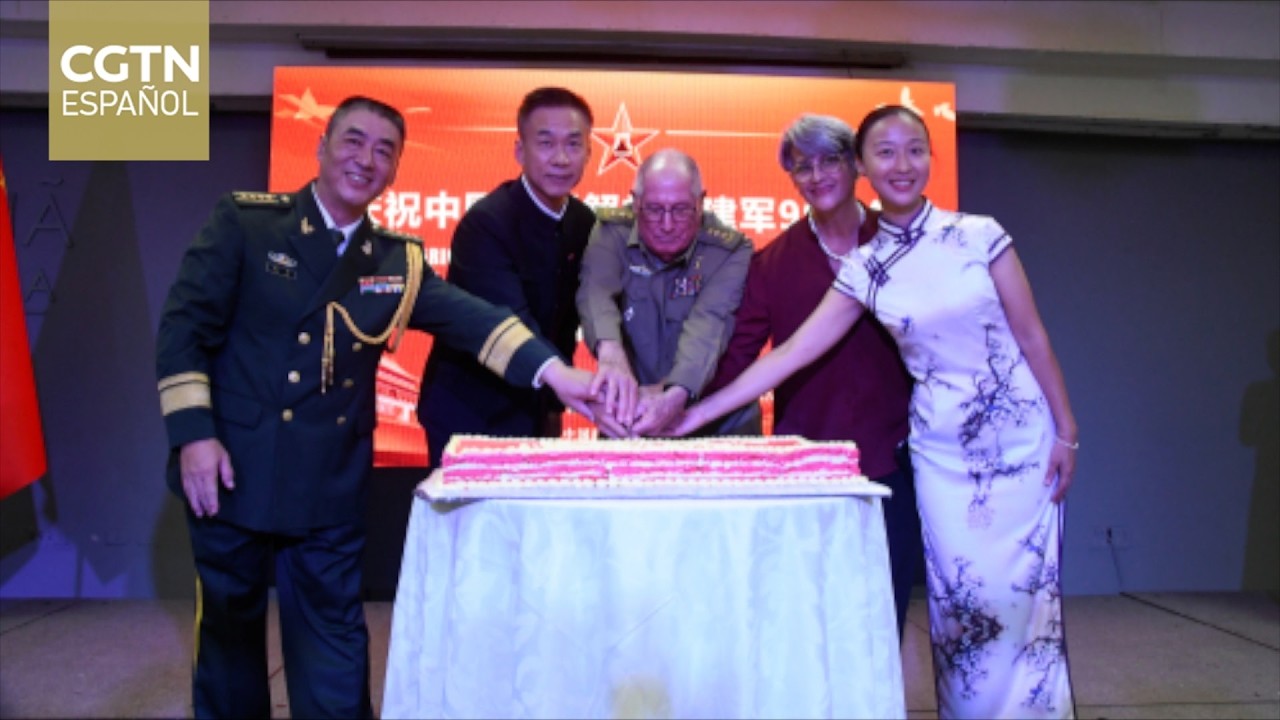 Celebran en Cuba el 99° aniversario de la fundación del Ejército Popular de Liberación de China