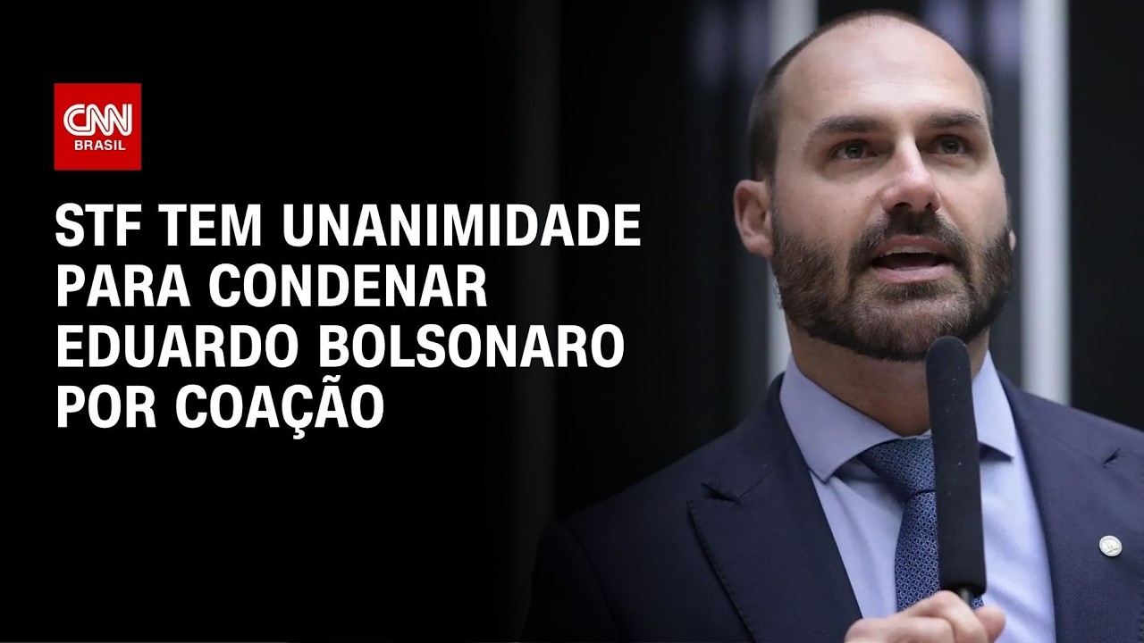 Por unanimidade, STF condena Eduardo Bolsonaro por coação | CNN 360º