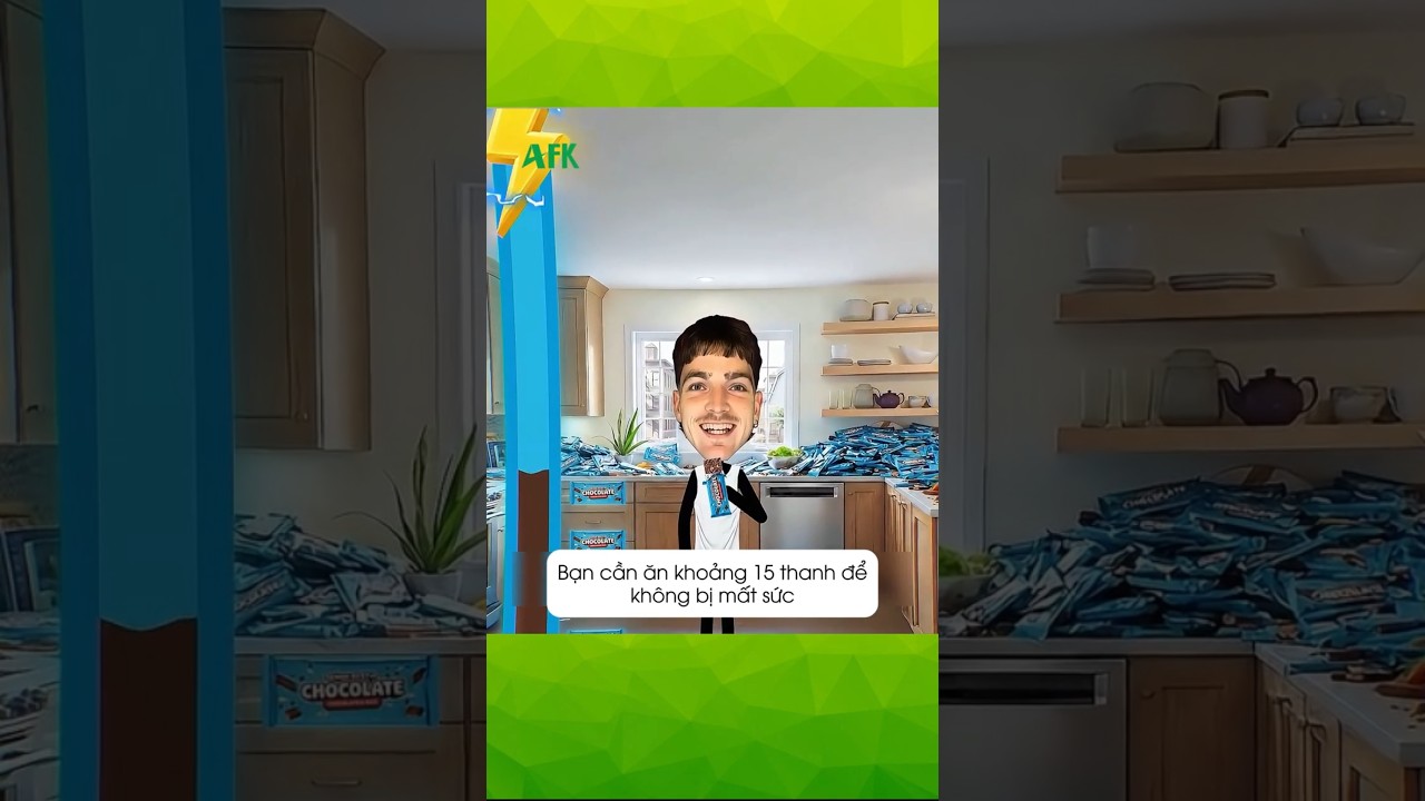Chuyện gì xảy ra nếu bạn chỉ ăn thanh sô cô la?