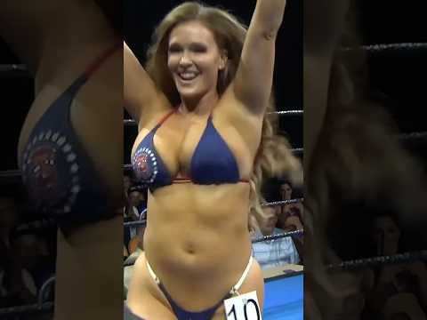Custom Barstool Sports bikini stuns in RNR ring girl contest