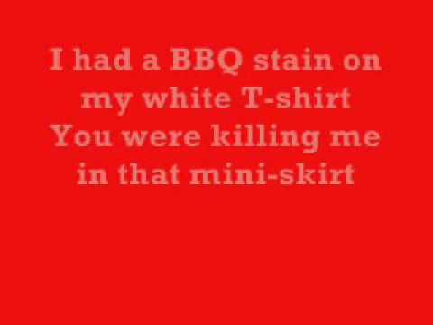 BBQ Stain- Tim Mcgraw Lyrics