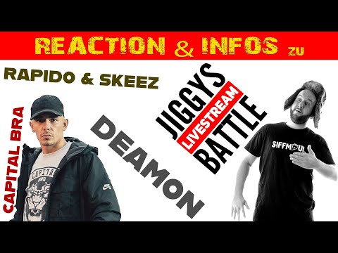 REACTION: CAPITAL BRA, RAPIDO & SKEEZ, DEAMON + INFOS zu JLB (JIGGYS LIVESTREAM BATTLE)