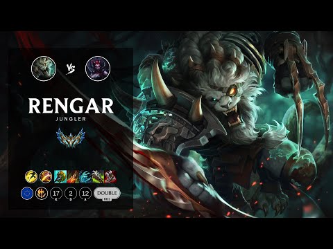 Rengar Jungle vs Elise - EUW Challenger Patch 12.12