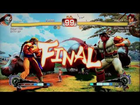 Super Street Fighter IV - Vega (Edge1103) Vs. T. Hawk (jim784m IGN) - HD Online Match