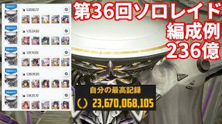 【NIKKE】第36回ソロレイド エゴビスタ 236億 編成例【勝利の女神：NIKKE】