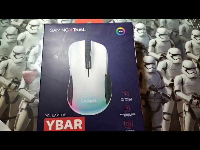 Vídeo relacionado con Trust Gaming GXT 922 Ybar Ratón Gaming, 68% Plástico Reciclado, Iluminación LED RGB, 6 Botones Programables, Software Avanzado, 200-7200 dpi, Mouse Gamer USB para PC/Portátil - Negro