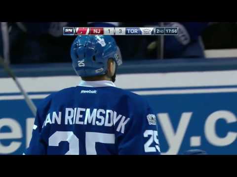 James van Riemsdyk 23rd Goal of the Season! 3/23/2017 (New Jersey Devils vs Toronto Maple Leafs)