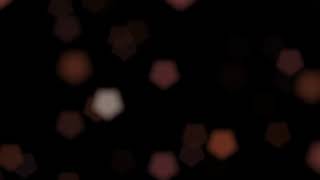 Christmas Light Leaks and Bokeh Effect | Closeup blurred pentagonal bokeh | Bokeh video background HD