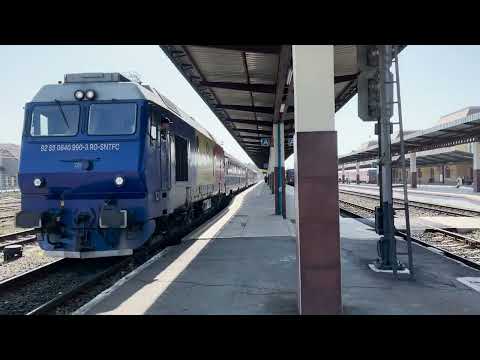 Plecarea lui IR 146 Cluj-Napoca -- Viena din Oradea