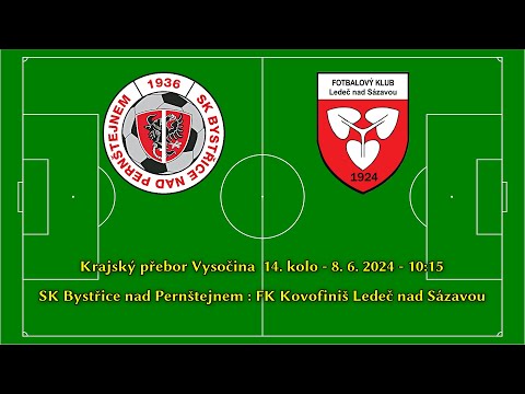 BynP : FK Kovofiniš Ledeč nad Sázavou 8. 6. 2024 Krajský přebor