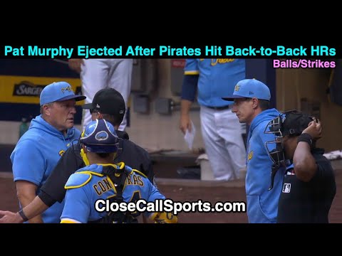 E181 - Pat Murphy Ejected After Pittsburgh's Back-to-Back HRs As Soon As Edwin Moscoso Calls a Ball