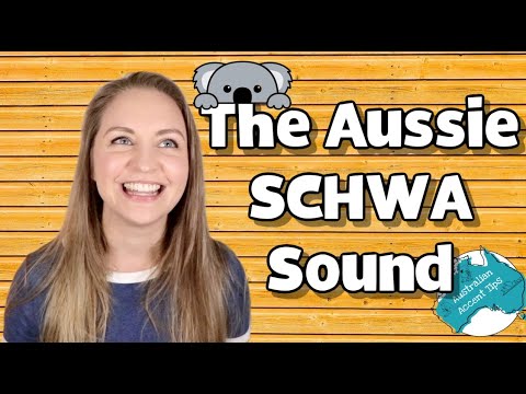 The SCHWA Sound | Australian English Pronunciation