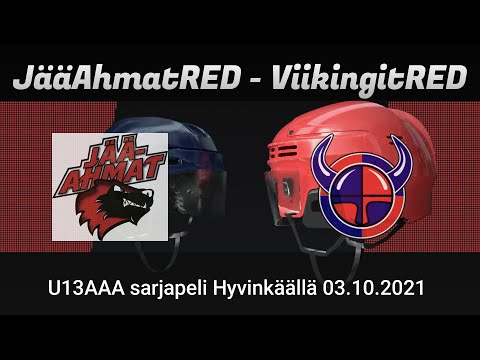 JääAhmat RED - Viikingit RED U13AAA Hyvinkää 03.10.2021