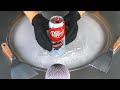 ASMR Dr Pepper Energy Ice Cream Rolls How To Make Energy Drink Ice Cream Relaxing Food Fusion