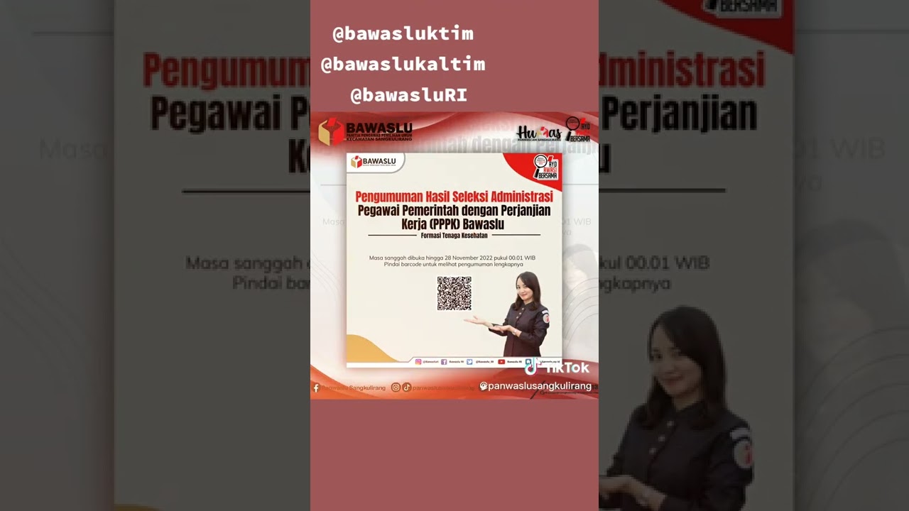 Pengumuman Hasil Seleksi Administrasi Formasi PPPK Tenaga Kesehatan