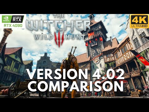 The Witcher 3 Update 4.02 Performance Comparison | RTX 4090 | 5900X