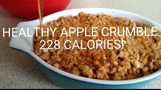 HEALTHY DESSERTS: Apple Crumble (228 calories)