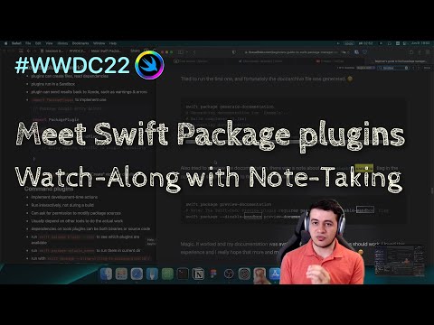 [iOS Dev] WWDC22 Session: Meet Swift Package plugins – Watch-Along with Note-Taking thumbnail
