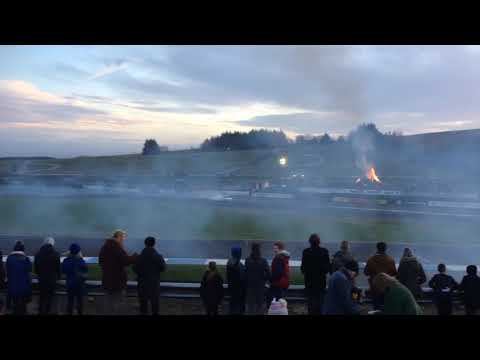 BMW E36 with SERIOUS power drifting at Knockhill Racing Circuit