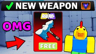 CLAIM THIS NOW... (Roblox Rivals News)