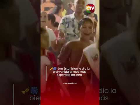 🎺🎆 San Estanislao le dio la bienvenida al mes más esperado del año.