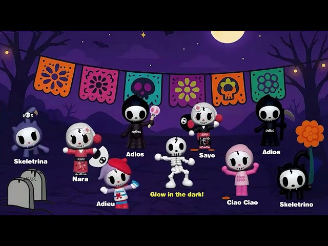 Vídeo relacionado con Cool Things Tokidoki Til Death do us part Charms - Llavero coleccionable de 6,5 cm