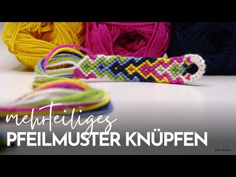 KNOPPING. Multi-part arrow pattern with tear-loop closure.