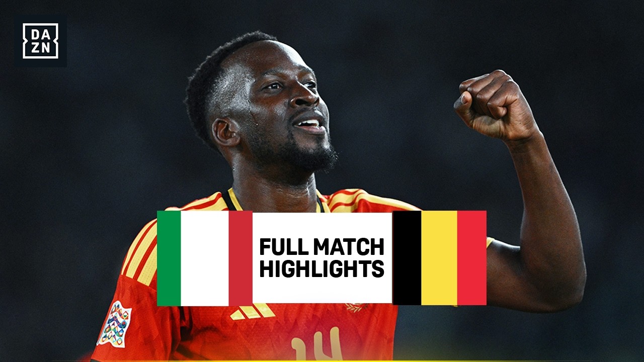 Italy vs. Belgium | UEFA Nations League | Highlights