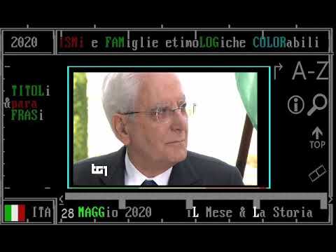 TG1 28 maggio 2020 messaggio del Quirinale, anniversario strage di Piazza della Loggia