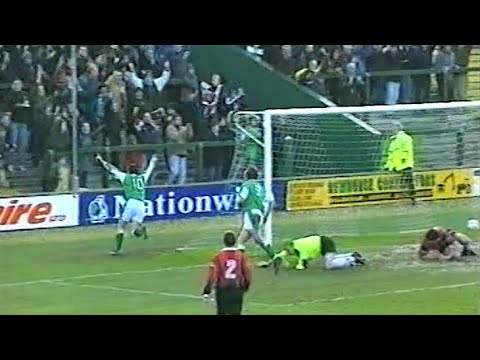 Adrian Foster scores twice for Yeovil to dump Stevenage out of the FA Trophy, 1999/2000